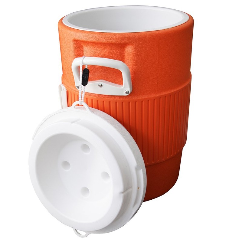 Igloo 5 Gallon Cooler with Seat Lid in Orange