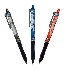 Pilot FriXion Clicker Set of 3 Pens Blue Red Black Gel Erasable Refillable Limited Edition One Piece Tip 0.7 mm