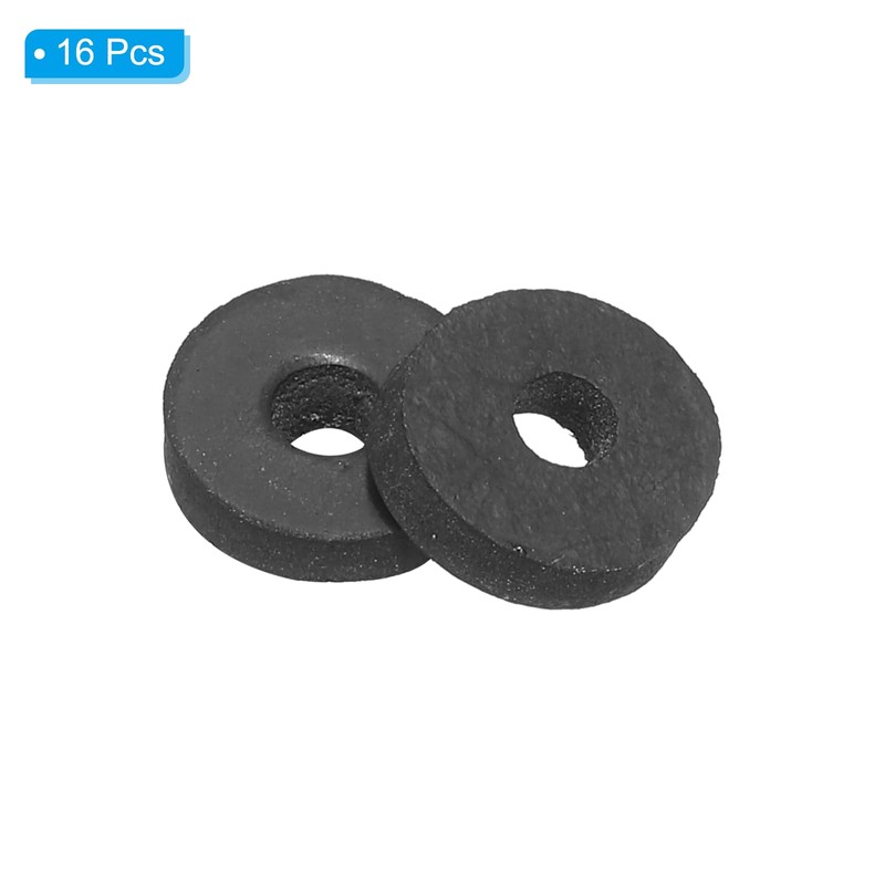 PATIKIL M4 Rubber Flat Washer, 16 Pack 4mm ID 13mm