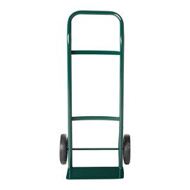 Harper Trucks 55HA22 300 lb Capacity Steel Hand Truck with 8" Flat-Free Wheels, Dark Green