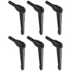 TA-VIGOR 6Pcs Adjustable Clamping Lever Handles, M10 x 25mm Locking