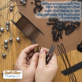 Soft Flex 49 Strand Beading Wire - Heavy 0.24 Diameter - 100 Feet Nylon Design Wire