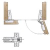 35mm-105 Degrees Clip-On Soft Closing Hinge Full Overlay Type with