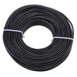 YIEMI Aluminum Craft Wire,9 Gauge Aluminum Jewelry Making Wire Metal Wire for Craft Jewelry Making Wire DIY Metal Craft Art Wires(Black,100FT)