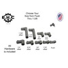Window Screen Clips "Gray” Plastic (Choose Your Size! /Size Run