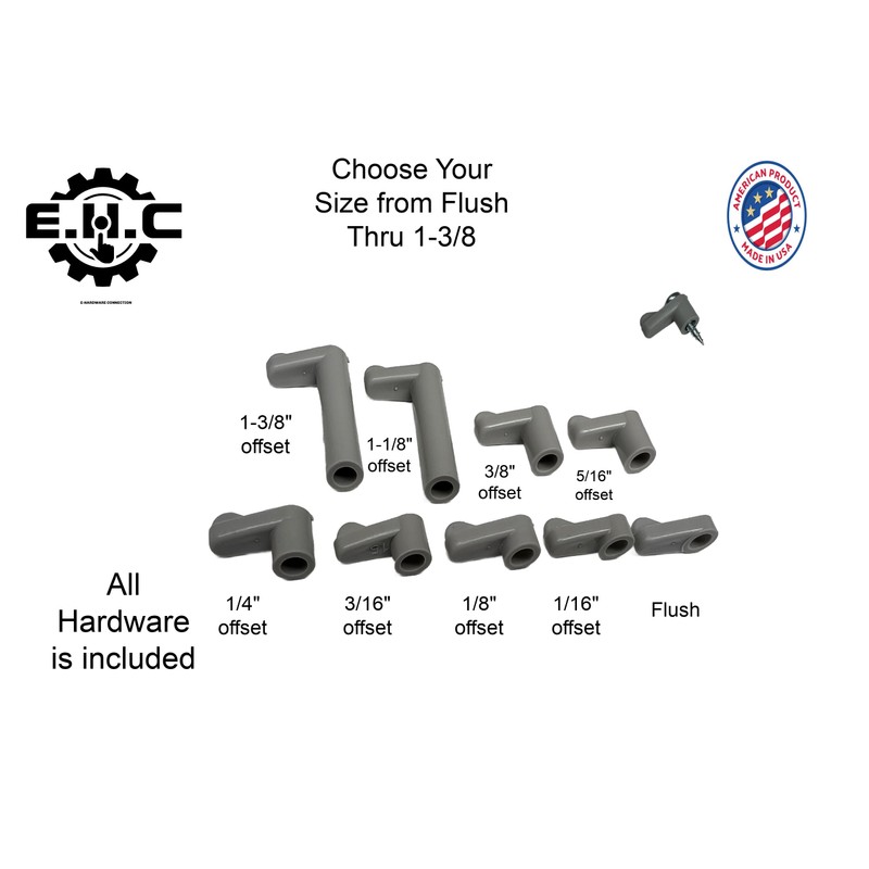 Window Screen Clips "Gray” Plastic (Choose Your Size! /Size Run