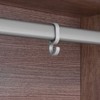 Gedotec H10623 Hanging Hooks Plastic Silver for Wardrobe Rail Oval