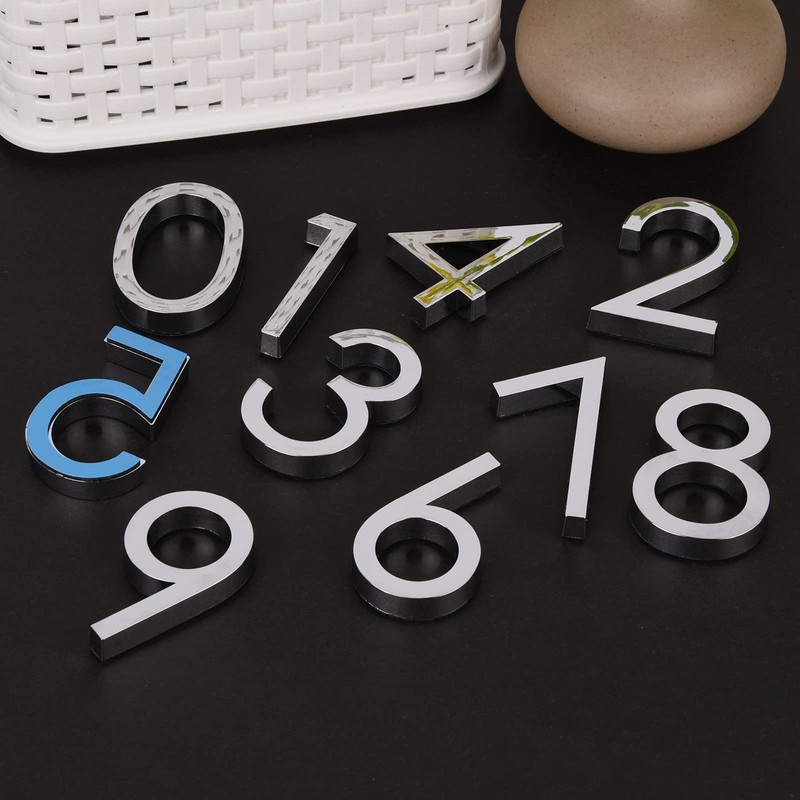 Self Adhesive Mailbox Numbers, Door Address Number Stickers for Office