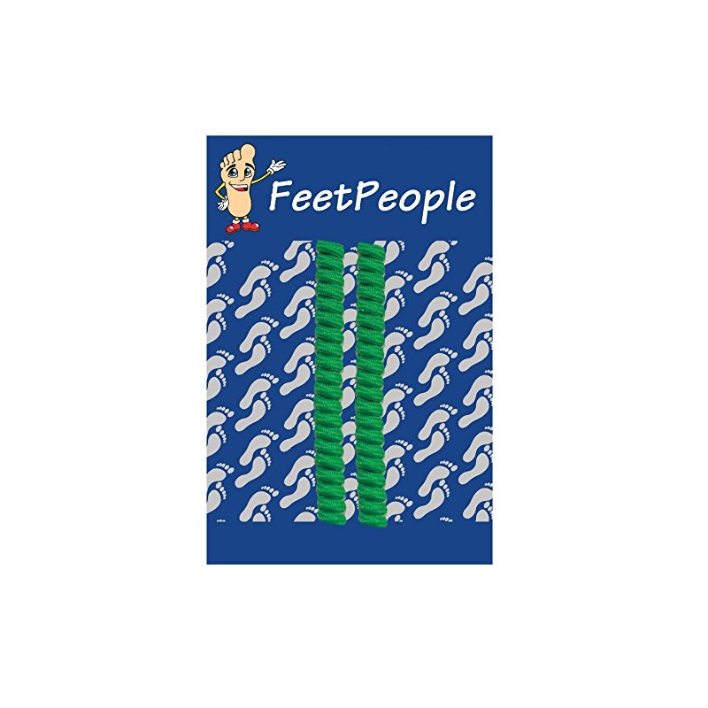 FeetPeople Curly Laces, Green