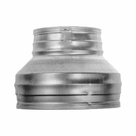 8" to 6" Inch / 200 to 150 mm Duct Reducer Round Reducer Duct Fitting Pipe Increaser Reducer Made from Galvanized Steel (Drain, Waste and Vent) Reducing Coupling (Metal, 8 to 6 Inch)
