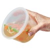 DuraHome Food Storage Containers with Lids 8oz, 16oz, 32oz Freezer