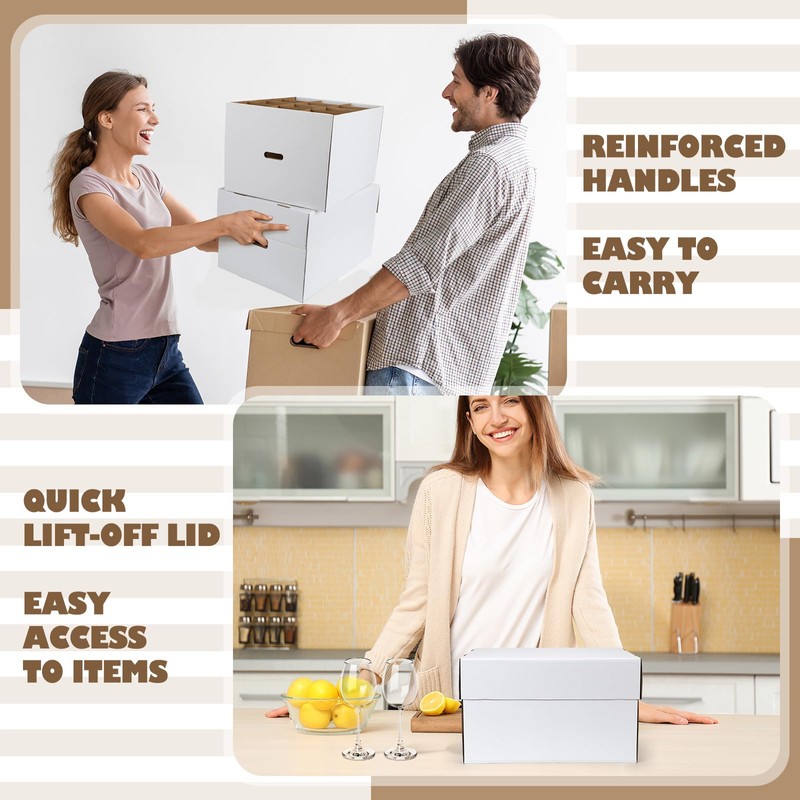 Feifeiya 4 Pack Wine Glass Moving Boxes Kitchen Moving Boxes
