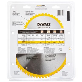 DEWALT 10-Inch Miter / Table Saw Blade, ATB, Thin Kerf, Crosscutting, 5/8-Inch Arbor, 60-Tooth (DW3106)