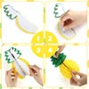KESOTE 12 Packs Pineapple Honeycomb Hanging Decor 8'' Pineapple Tissue