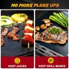 BBQ Grill Mat Set of 6+1, Reusable Non-Stick BBQ Mat,
