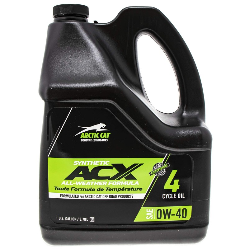 Arctic Cat 2436-847 ACX 0W-40 Synthetic Gallon Oil Change Kit