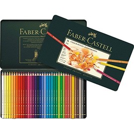 Faber-Castell 110036 Artist Colouring Pencil, 36 Metal Case (1, 36 Metal Case)