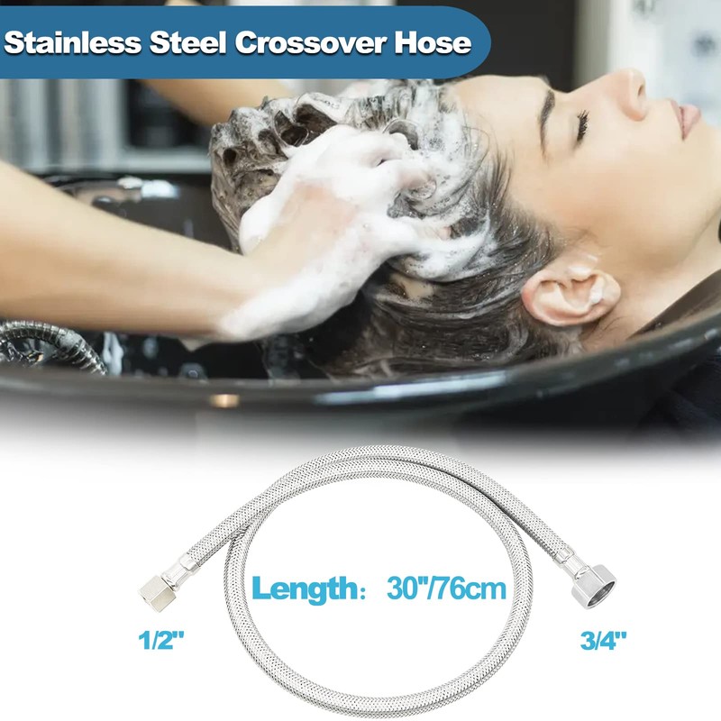 Shampoo Bowl Vacuum Breaker Kit 7Pcs Shampoo Bowl Faucet Salon