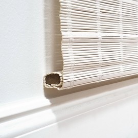 Radiance Lewis Hyman Bamboo Shades, White, 29" W x 64" L, (2215326E)