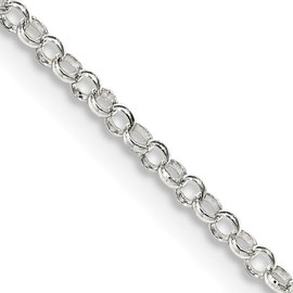 IceCarats 925 Sterling Silver 2mm Cable Link Chain Belcher Necklace 20 inch