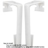 8 pcs RV Drapes Retainer, Plastic Caravan Curtain Retainer, Camping