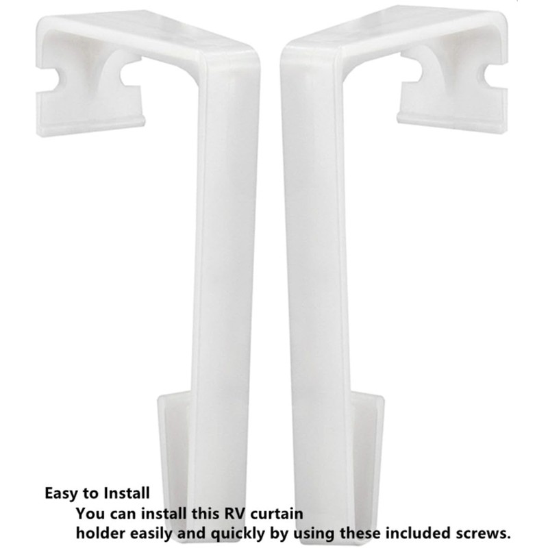 8 pcs RV Drapes Retainer, Plastic Caravan Curtain Retainer, Camping