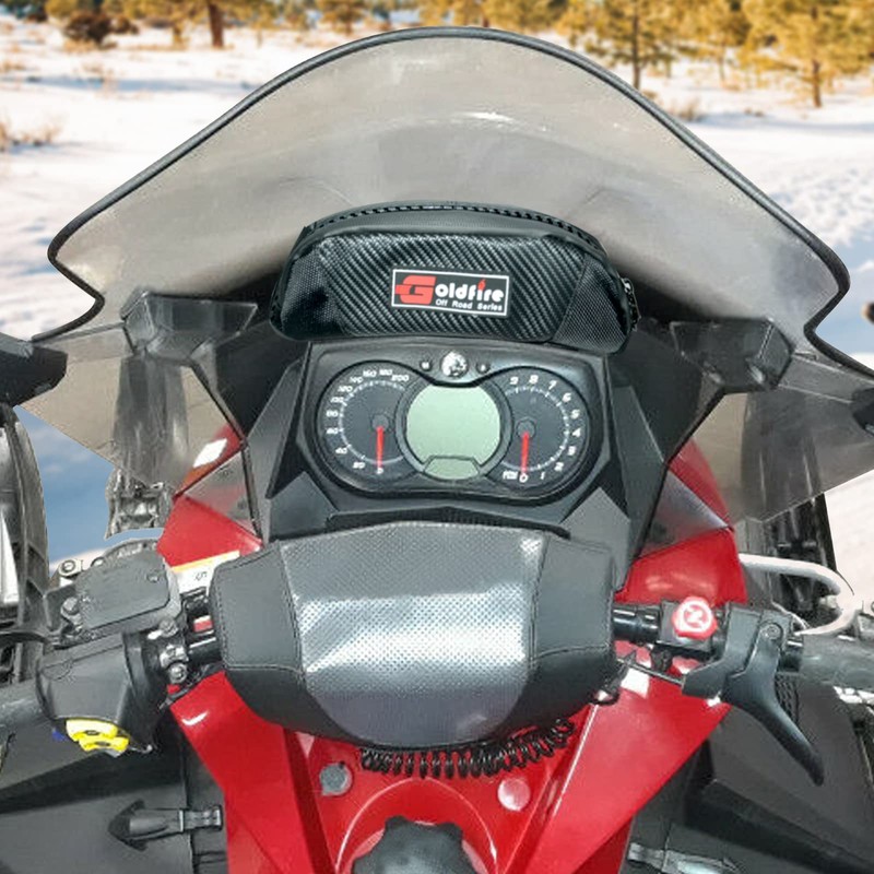 Goldfire Snowmobile Windshield Bags Accessories Ski Doo Dash Bag Dashboard