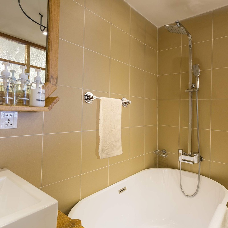 JiePai Suction Cup Towel Bar 16 Inch,Removable Vacuum Suction Towel