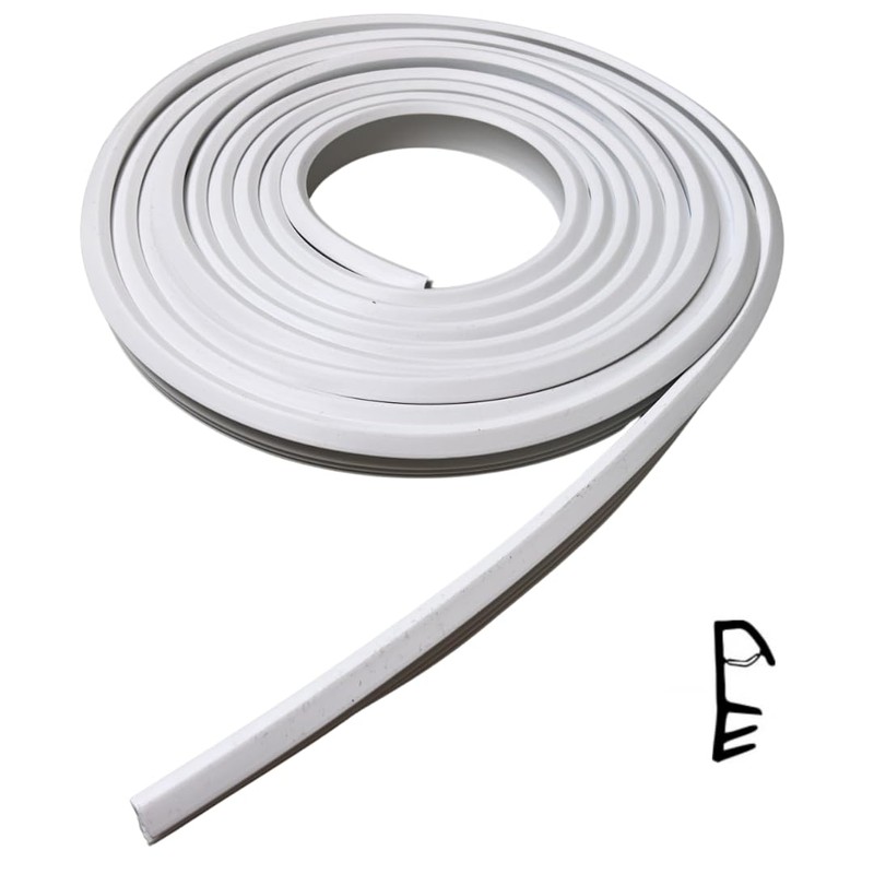 Premium White Sash Fold Seal for Wooden Windows - 5
