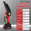 LivingSURE Mini Cordless Rechargeable Chainsaw Kit – 21V Handheld Electric