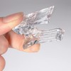 Pack of 10 polygel nail clips, nail tool clip, transparent