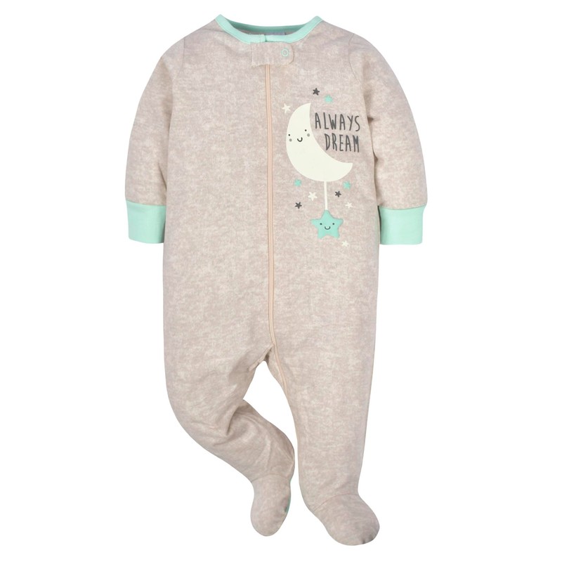 Gerber Pack de 4 pies Unisex Sleep 'N Play, Elefantes,