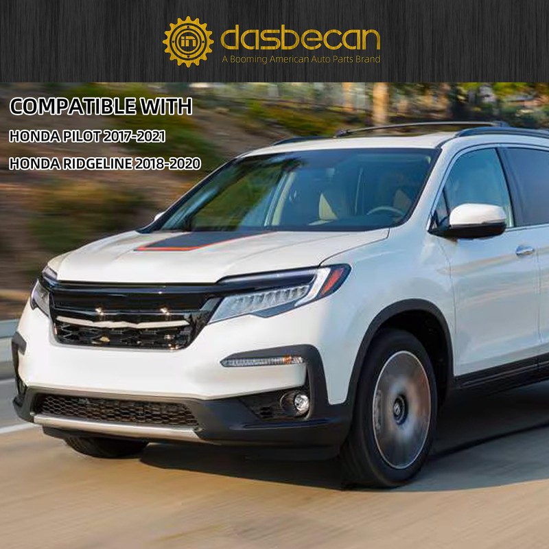 Dasbecan Left Driver Side Sun Visor Compatible with Honda Pilot