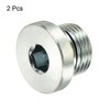 PATIKIL M18*1.5 Internal Hex Head Pipe Fitting Plug, Male Thread
