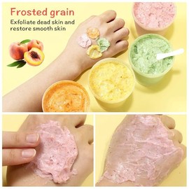 Natural Sea Salt Foot Scrub Get Smooth and Toned Skin with Handmade Sea Salt Foot & Body Scrubs with Vitamin E Perfect for Women's Exfoliation Needs (coconut, coconut)