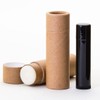 1/2 OZ (Tall) Kraft Brown Paperboard Lip Balm/Cosmetic/Lotion Tubes (12)