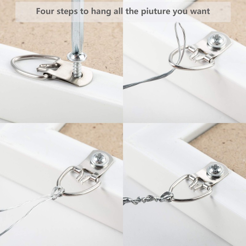182 Pcs Upgraded Picture Hanging Kit, Frame Hooks Hardware Including