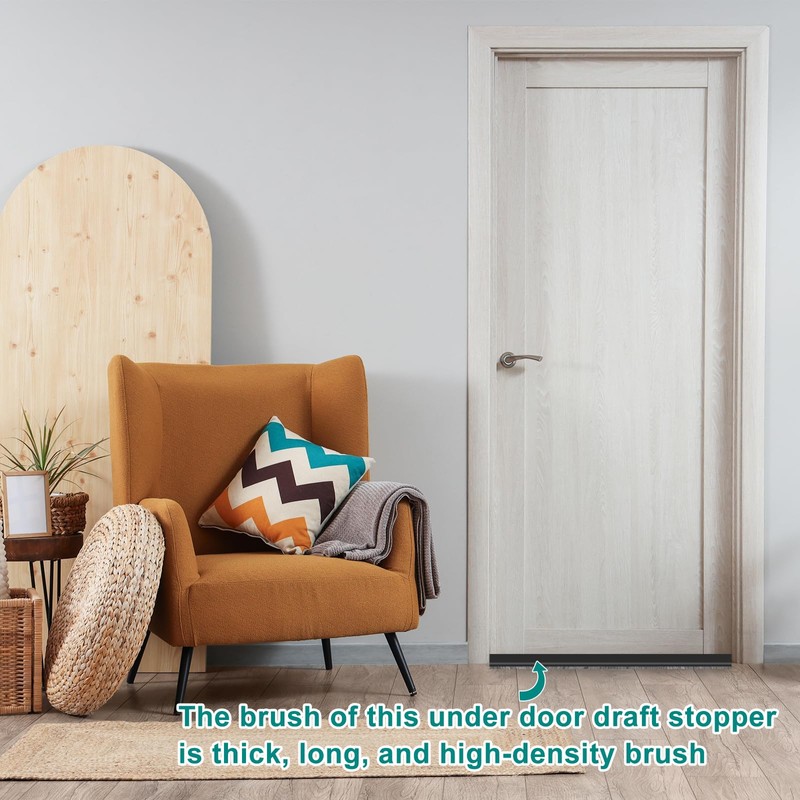 uxcell Door Sweep for Bottom of Door, 1.2" x 40"