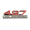 1pc 427 Liter 7.0 Engine High Performance Badge 3D Decals