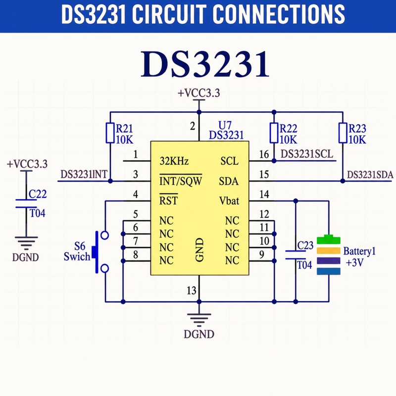 hiBCTR 10 Packs DS3231 RTC Module High Precision I2C Real