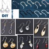 Comfort Safety Non-Allergenic Plastic Earring Hooks, Ear Wire Anti Allergy