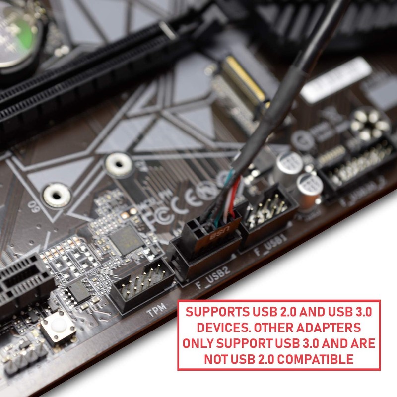 LINKUP - Conector interno 3.1 10G Gen 2 de 20