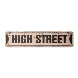 HIGH Vintage Plastic Street Sign osu ohio state university UK | Indoor/Outdoor | 18" Wide