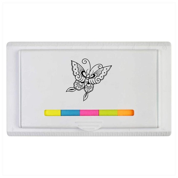 'Oriental Butterfly' Sticky Note Ruler Pad (ST00033266)