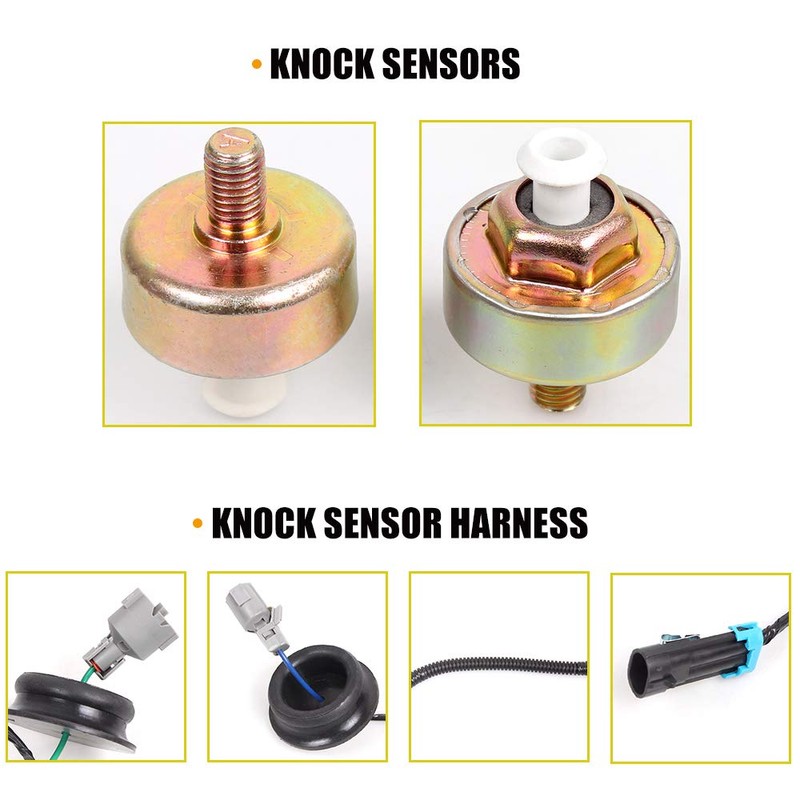 Muge Racing Dual Knock Sensors with Wiring Harness Kit 12589867