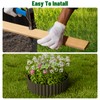 SnugNiture Corrugated Metal Garden Edging,8" x 20' Sturdy Lawn Edging