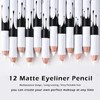 Ownest 12 Pcs White Eyeliner Highlighter Pen, White Pearl Eyeliner