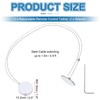 PATIKIL 1.5m / 4.9Ft Retractable Remote Control Tether, 2 Pcs