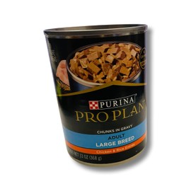 Purina Pro Plan Canned Adult Large Breed Chicken And Rice Food, 13 Oz.