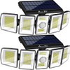 AmeriTop Solar Lights Outdoor 300 LED 7000K Motion Sensor Lights